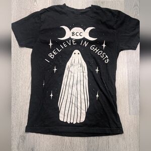 Blackcraft Cult I Believe In Ghosts Tee XS Ghost Witchy Goth Halloween Unisex